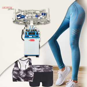 Running Tights Jumpsuit Yoga WELLKNIT Mesin Rajut Pakaian Dalam Berkecepatan Tinggi