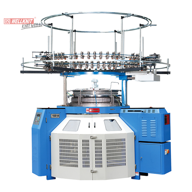 WELLKNIT CTSP 30-38 inci Loop Pile (Terry) Single Series Single Terry Circular Knitting Machine Untuk Kain Terry