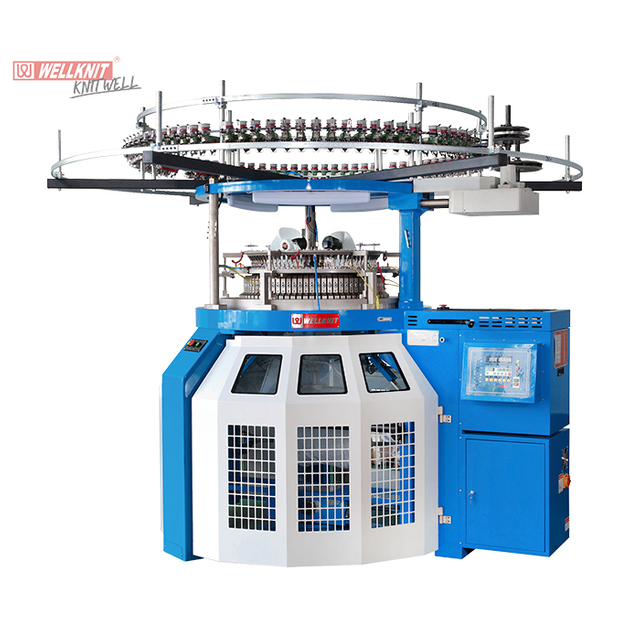 WELLKNIT CTSP Kualitas Tinggi Kecepatan Tinggi Profesional Bingkai Kecil Single Series Loop Pile (Terry) Circular Knitting Machine